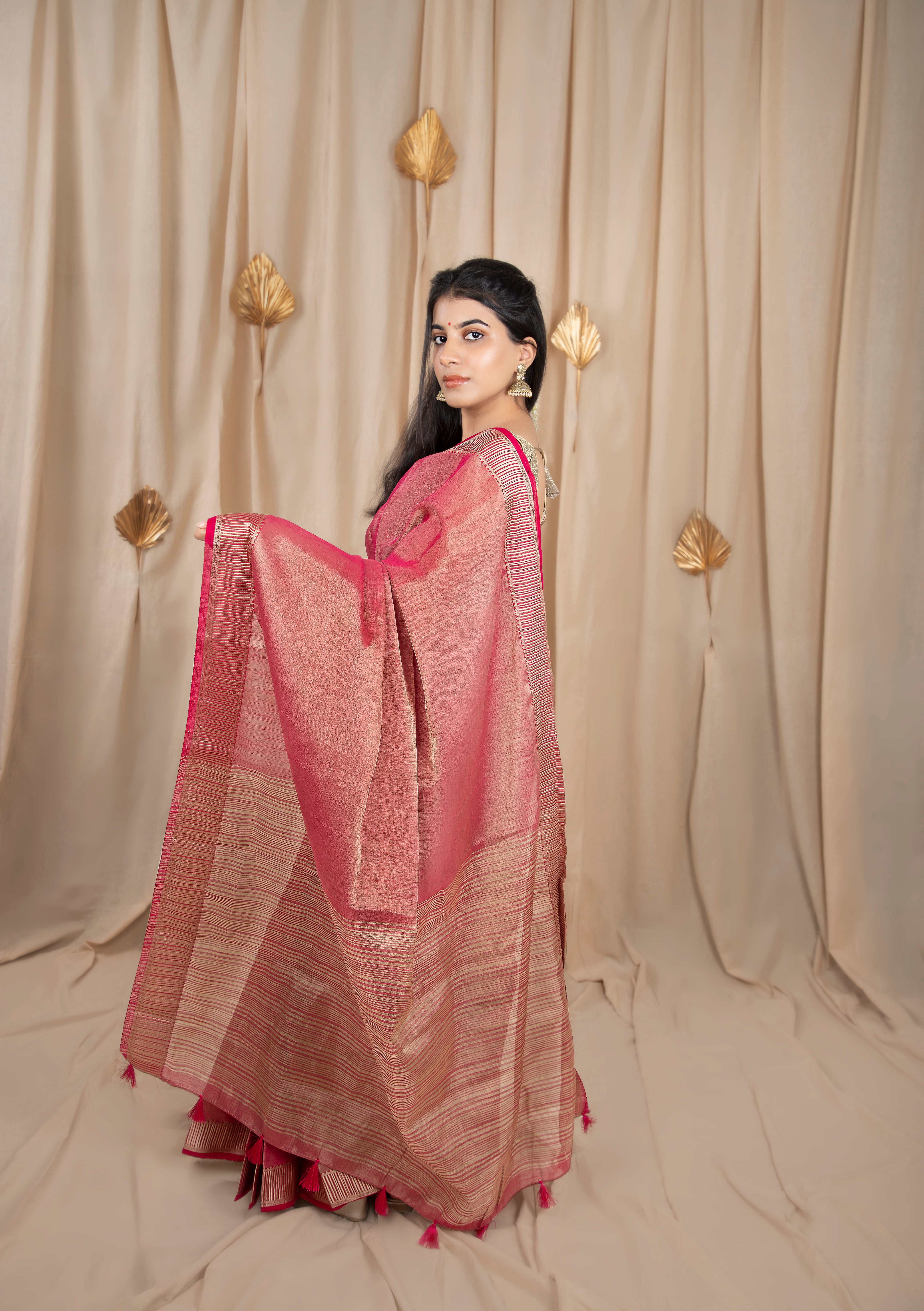 Festive Glam Ready-to-wear Pocket Saree