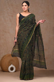 Mystic Forest Chanderi Silk Ready to wear with pocket