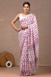 Spring Blossom Mul Cotton Ready-To-Wear Pocket Saree