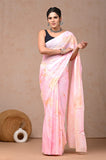 Blush Marble Mul Cotton Ready-To-Wear Pocket Saree