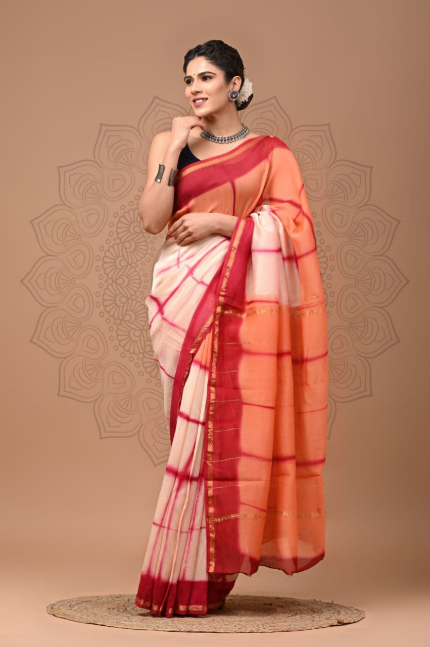 Amriti Chanderi Ready To  Wear Pocket Saree